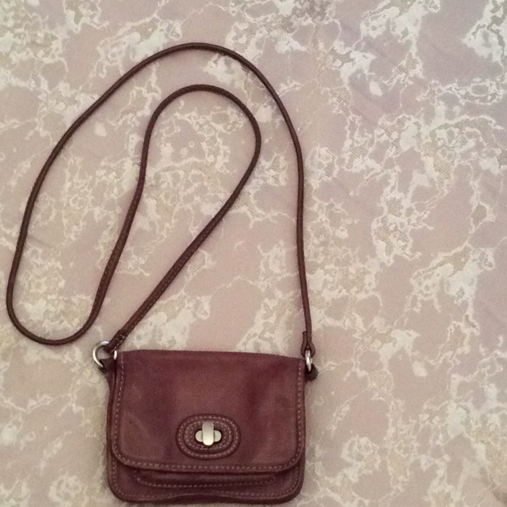 Fossil Classic Brown Leather Crossbody Bag